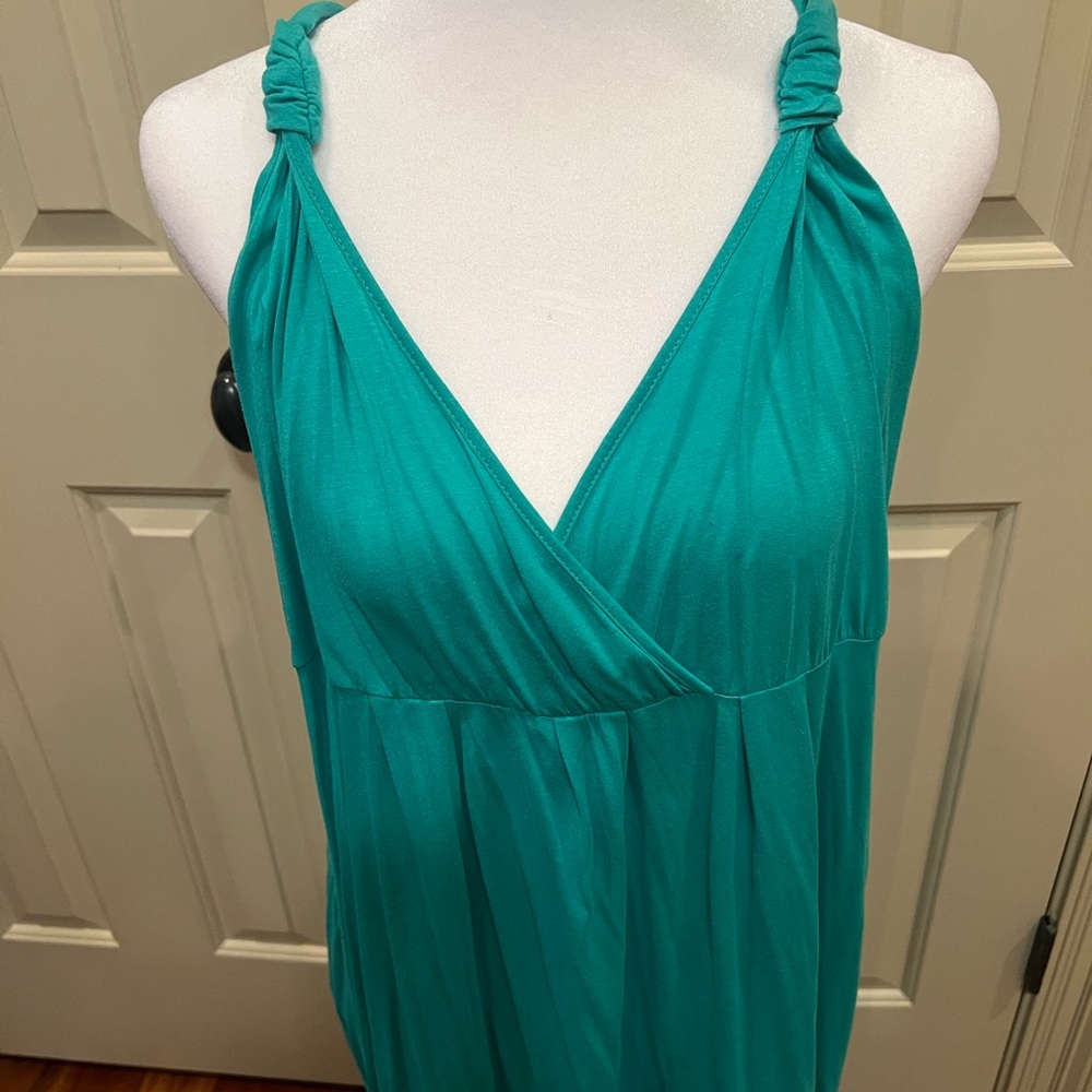 Teal Strappy Dress